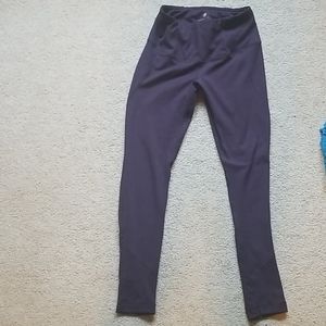 Long Purple Fitness Leggings